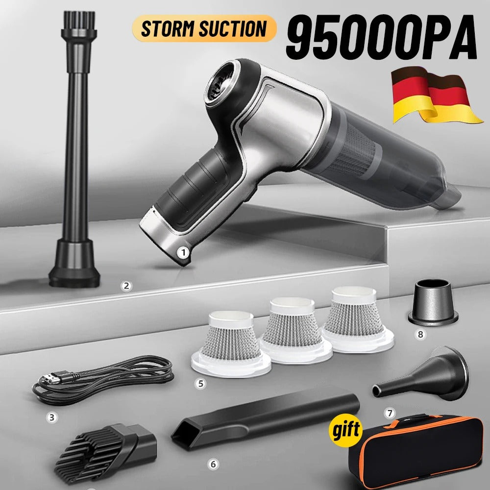 Cordless Handheld Vacuum Cleaner Powerful Suction for Car and Home