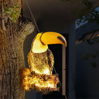Artistic Solar Bird Outdoor Lights - Garden Animal Sculpture LED Lamp