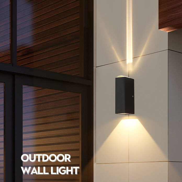 Sleek Water Resistant Outdoor LED Wall Light