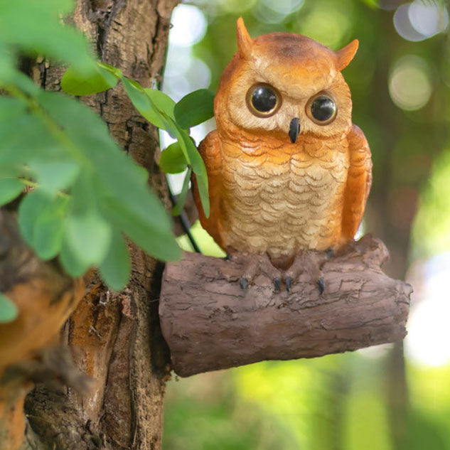 Artistic Solar Bird Outdoor Lights - Garden Animal Sculpture LED Lamp