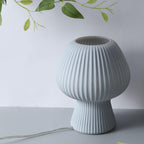 Modern Minimalist Mushroom 1-Light Glass Table Lamp For Bedside - Image 14