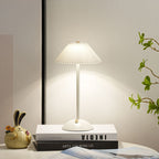 Lunvra - Brass Fabric Cone Table Lamp - Image 22