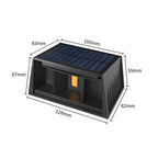 Bright Exterior Solar LED Outdoor Lights - IP65 Waterproof Wall Lights