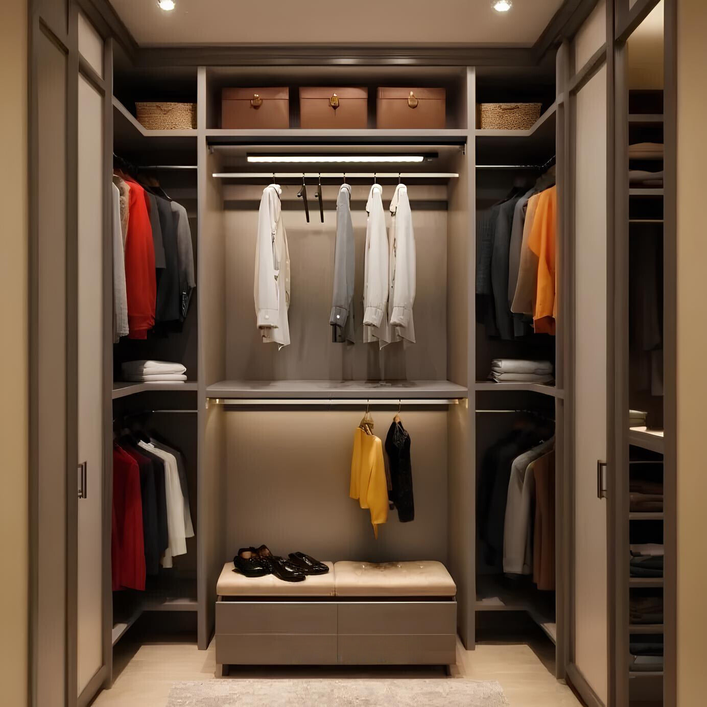 Wireless Motion Sensor Light Bar Rechargeable LED for Home Spaces