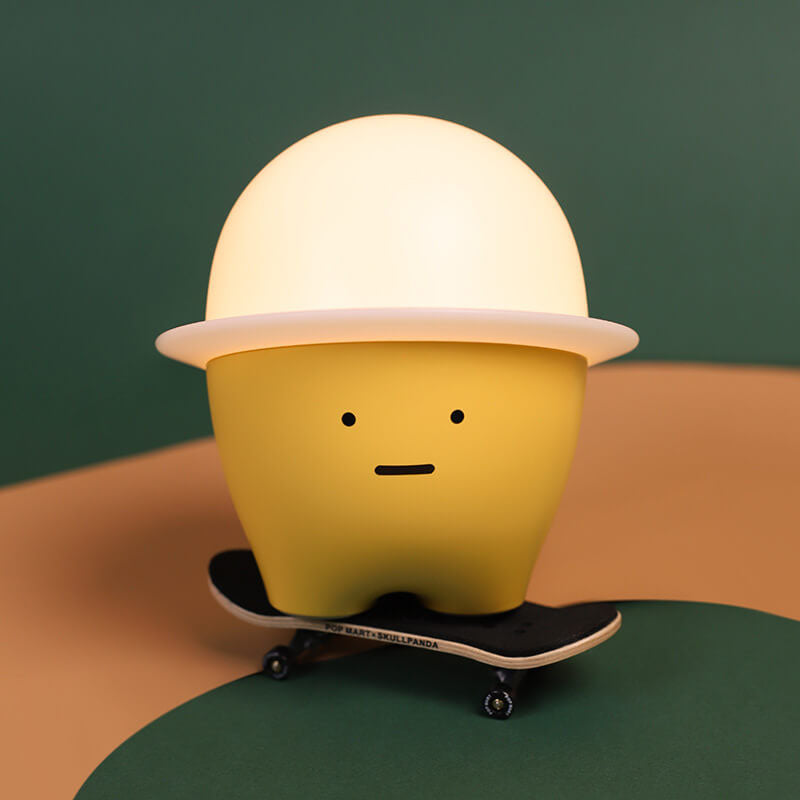 Creative Cute Emoji Silicone LED Night Light Bedside Table Lamp - Image 14