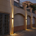Sleek Water Resistant Outdoor LED Wall Light