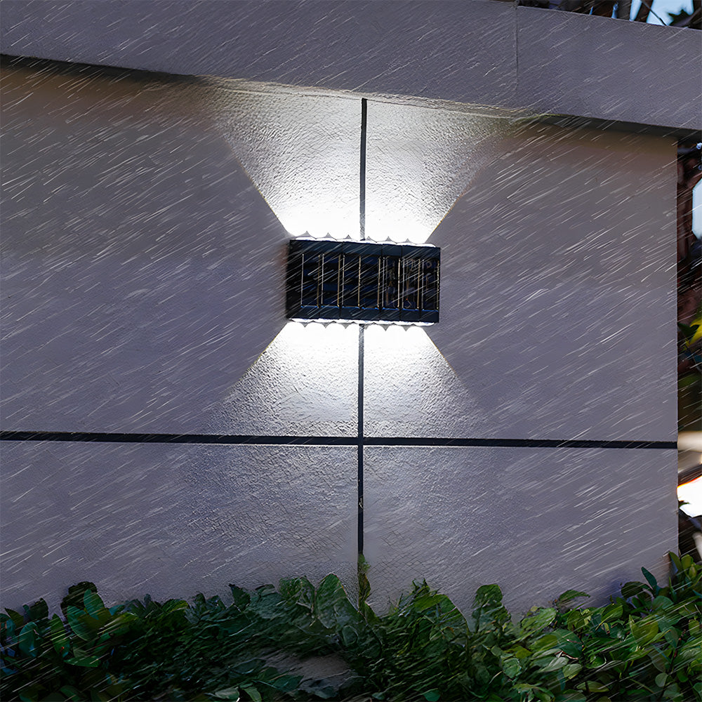 Modern Wire-free Solar Wall Outdoor Lights For Garden and Courtyard