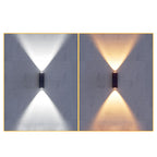 Modern Wire-free Solar Wall Outdoor Lights For Garden and Courtyard