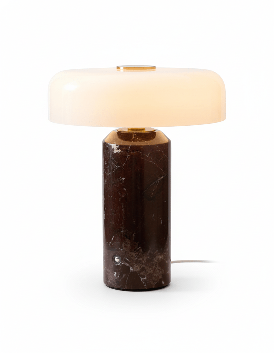 Modern Marble Base Table Lamps with LED Touch Control