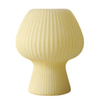 Modern Minimalist Mushroom 1-Light Glass Table Lamp For Bedside - Image 8