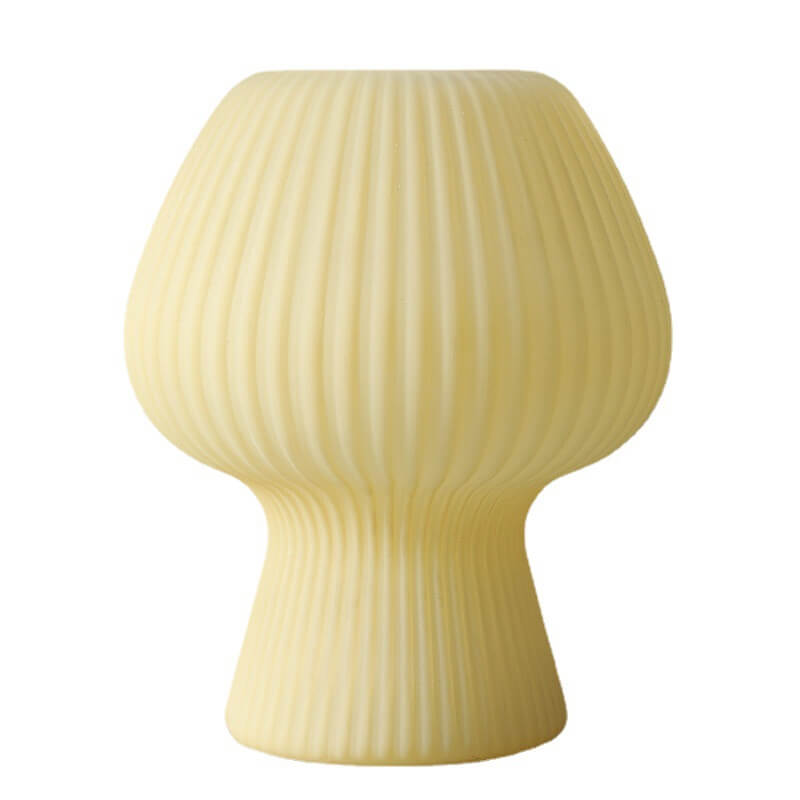 Modern Minimalist Mushroom 1-Light Glass Table Lamp For Bedside - Image 8