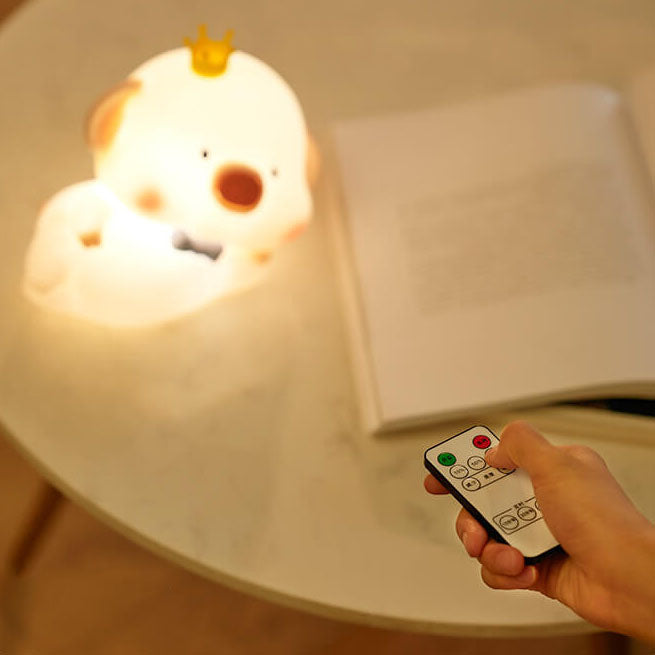 Cute Piggy Silicone LED Night Light Bedside Table Lamp - Image 3