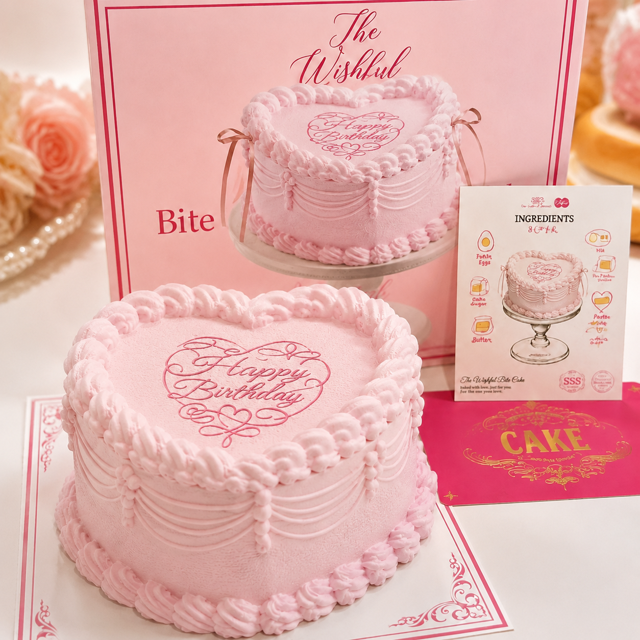 Soft Squishy Birthday Cake Toy Cute Kawaii Cake Gift Box Set