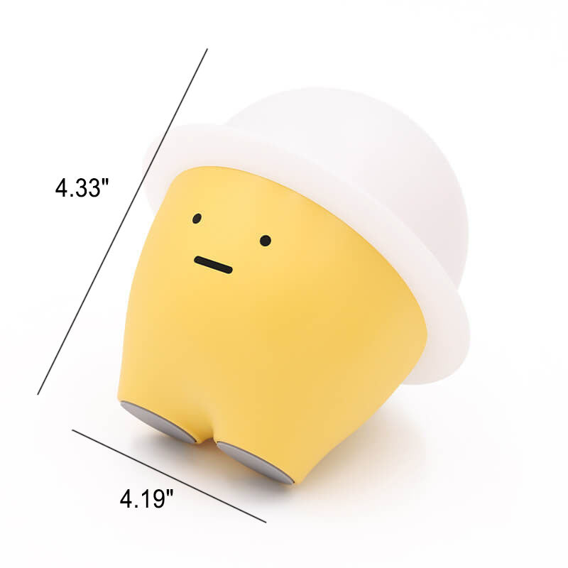 Creative Cute Emoji Silicone LED Night Light Bedside Table Lamp - Image 6