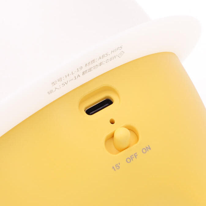 Creative Cute Emoji Silicone LED Night Light Bedside Table Lamp - Image 8