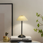 Lunvra - Brass Fabric Cone Table Lamp - Image 13