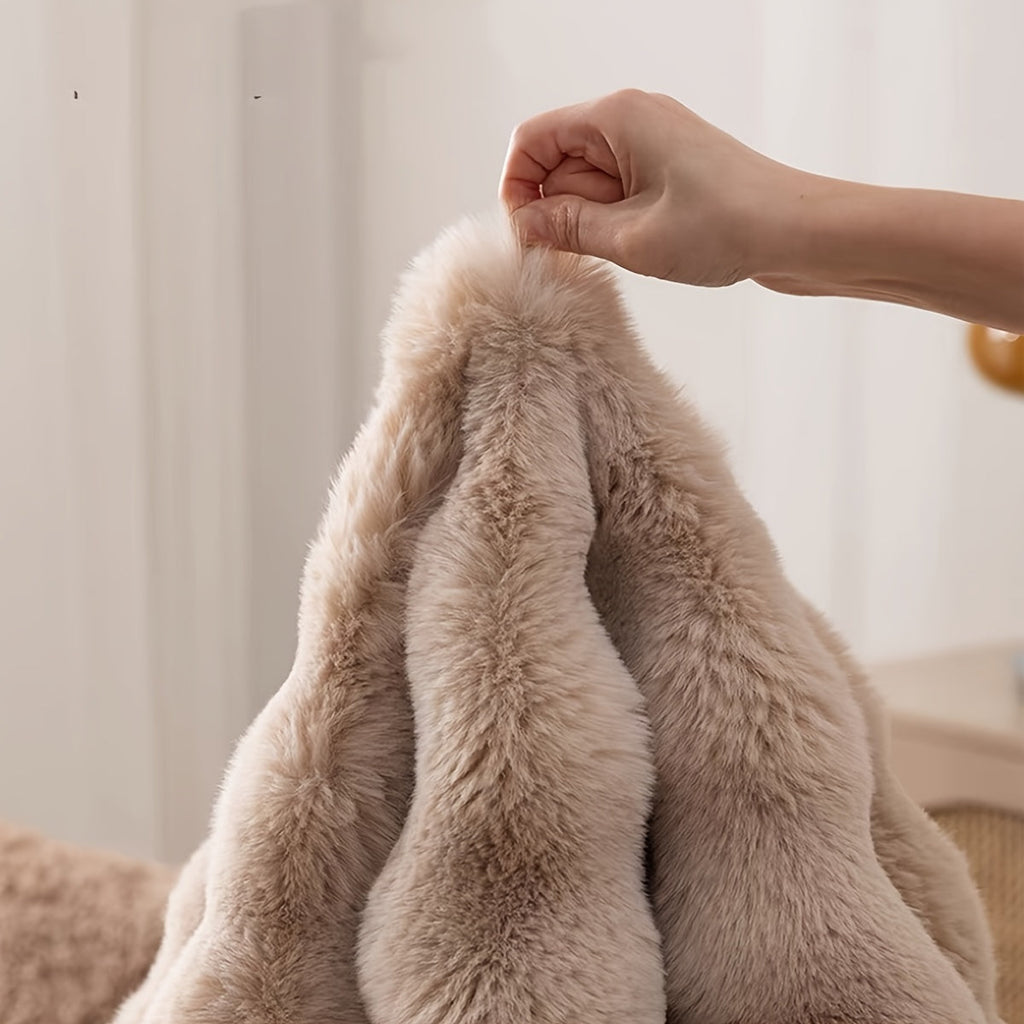 Round Fluffy Rug Soft Plush Circle Area Carpet Bedroom Decor - Image 7