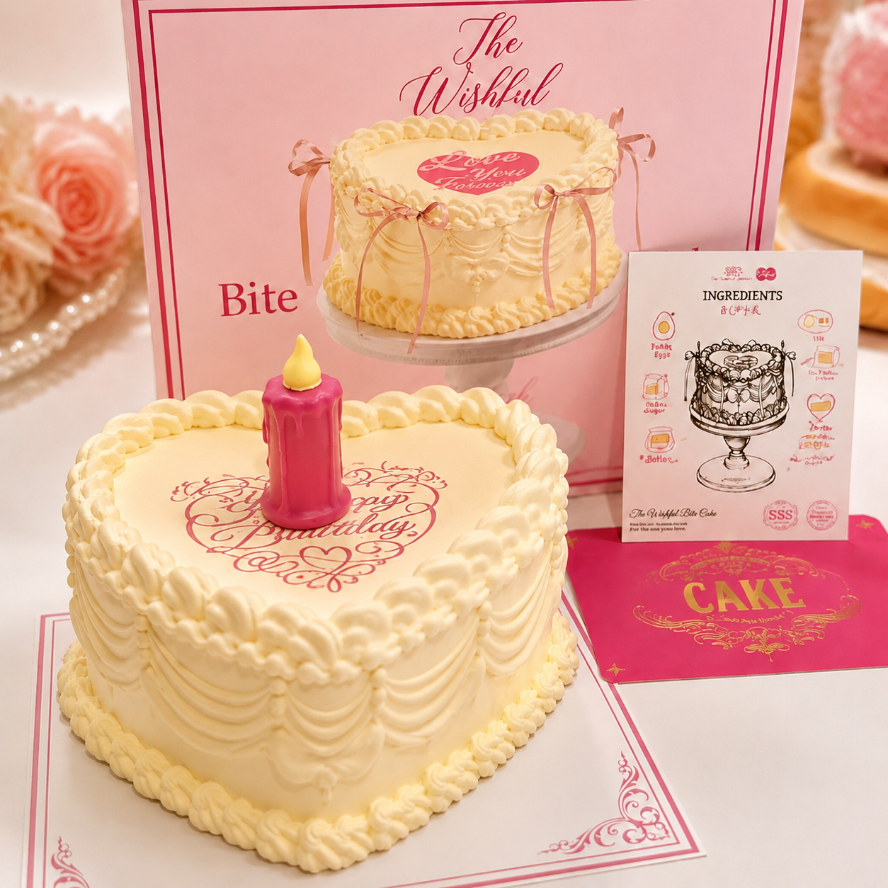 Soft Squishy Birthday Cake Toy Cute Kawaii Cake Gift Box Set