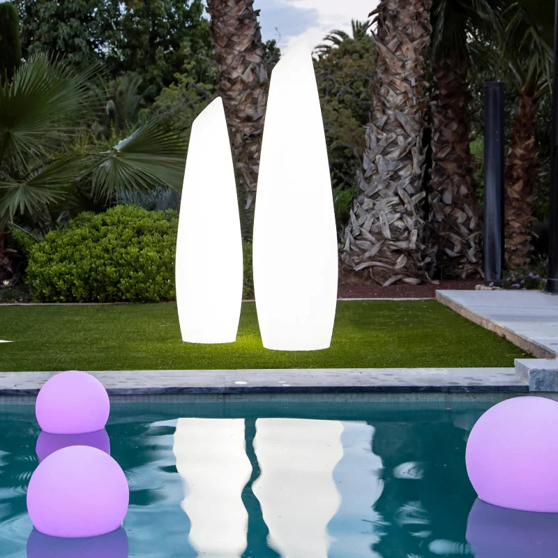 Modern Color-Changing Sphere LED Outdoor Lights for Garden and Patio