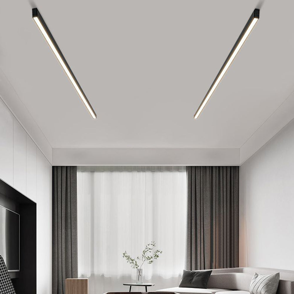 LED Linear Ceiling Light Sleek Modern Fixture for Living Room