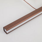 Minimalist Linear LED Pendant Light Sleek Adjustable LED Ceiling Lighting