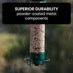 Anti Squirrel Bird Feeder Hanging Garden Feeder with Spinning Perch