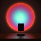 LED Sunset Effect Table Lamp Warm Ambient Decorative Light