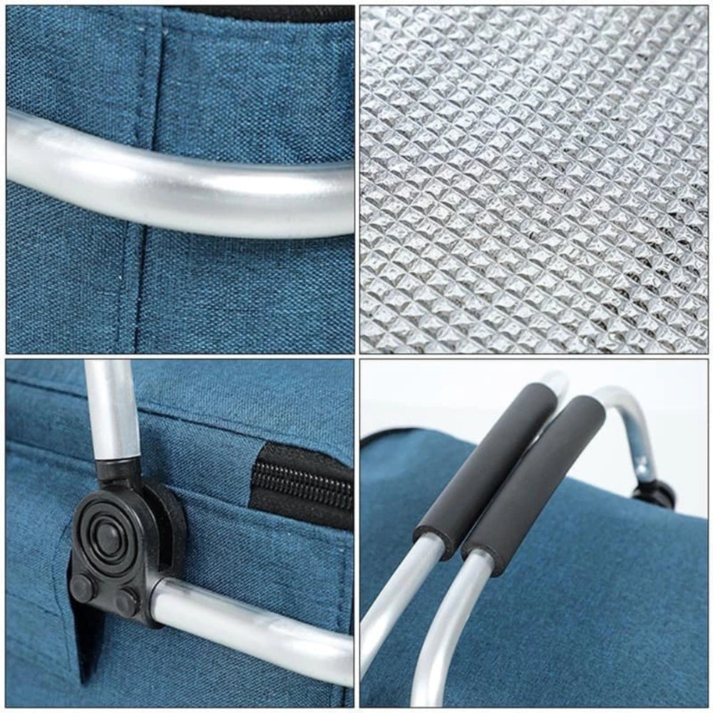 Collapsible Picnic Cooler Basket 18L Travel Food Storage