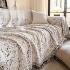 Reversible Couch Cover Nordic Speckle Boho Design