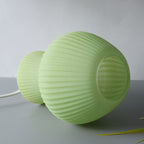 Modern Minimalist Mushroom 1-Light Glass Table Lamp For Bedside - Image 4