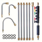 High Pressure Telescopic Washer Wand Set Gutter & Roof Cleaning Kit