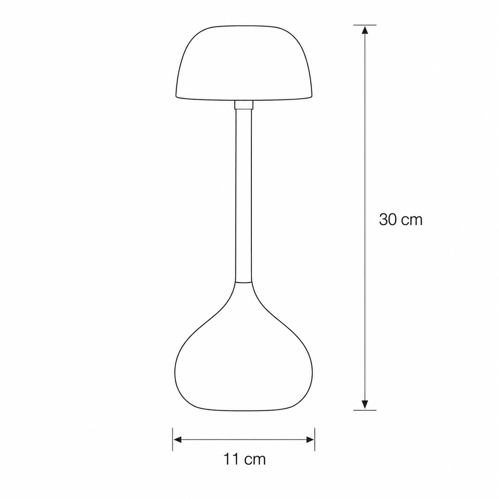 LED Mushroom Desk Lamp