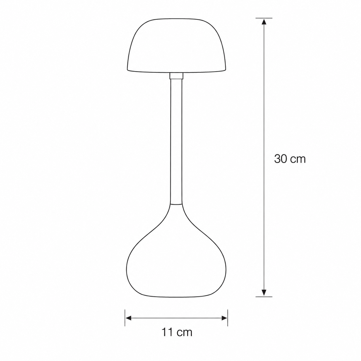LED Mushroom Desk Lamp