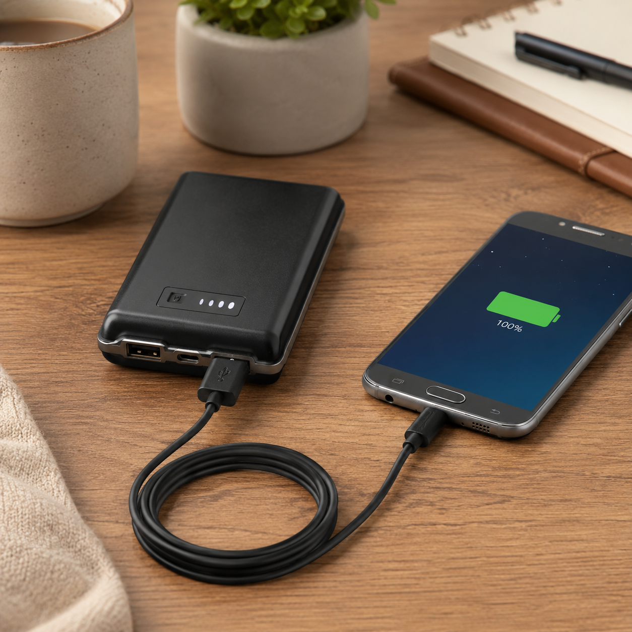 10ft Micro USB Cable with Tangle-Resistant Design
