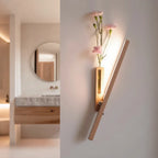 Rotatable Wall Lights with Decorative Vase Feature