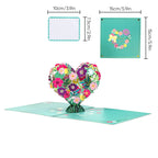 Mother’s Day 3D Floral Pop‑Up Card Elegant Gift for Mum