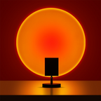 LED Sunset Effect Table Lamp Warm Ambient Decorative Light