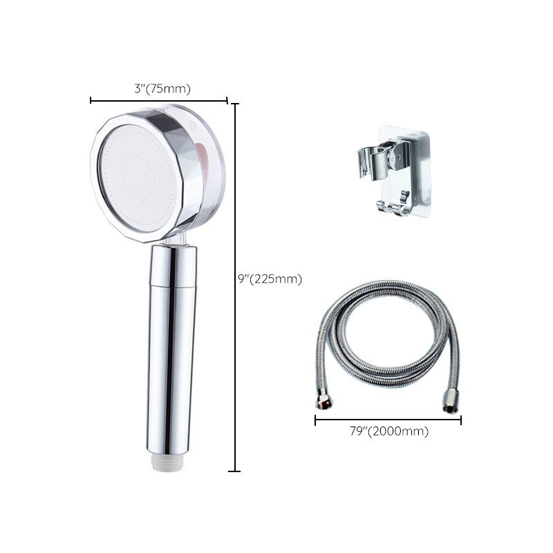 Skorter | Contemporary Shower Head Combination Hand Shower Plastic Wall Mount Silver Shower Head - Image 6