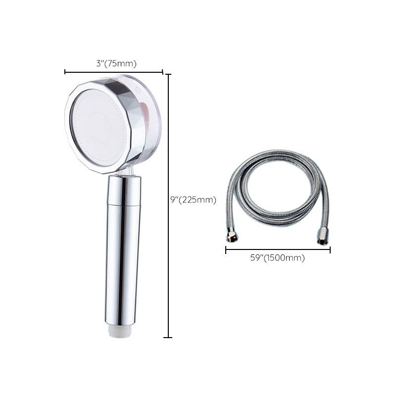 Skorter | Contemporary Shower Head Combination Hand Shower Plastic Wall Mount Silver Shower Head - Image 5