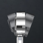 Skorter | Metal Shower Heads Round Handheld Adjustable Shower Heads with Self-Cleaning - Image 8