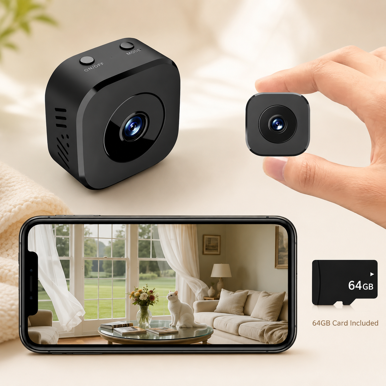 1080P Wireless Security Camera with Night Vision