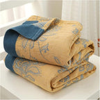 Floral Throw Blanket Lightweight & Breathable Design