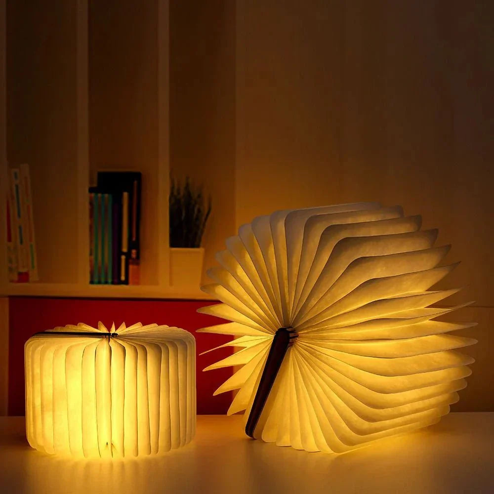 Book Lamp Foldable Rechargeable Portable Bedside Table Light - Image 3