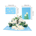 Mother’s Day 3D Floral Pop‑Up Card Elegant Gift for Mum