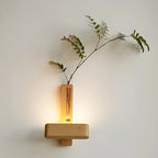 Rotatable Wall Lights with Decorative Vase Feature