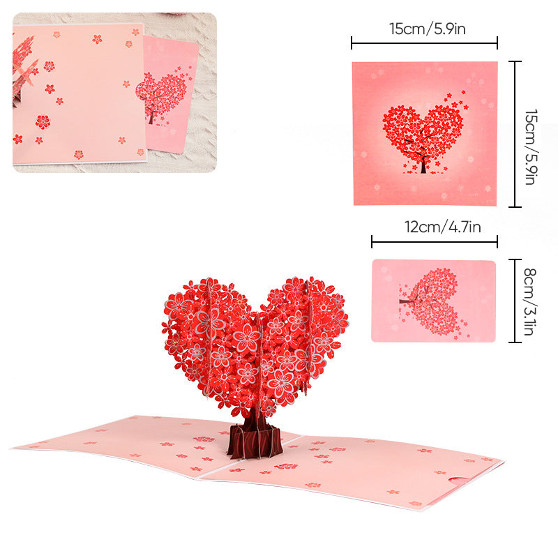 Mother’s Day 3D Floral Pop‑Up Card Elegant Gift for Mum