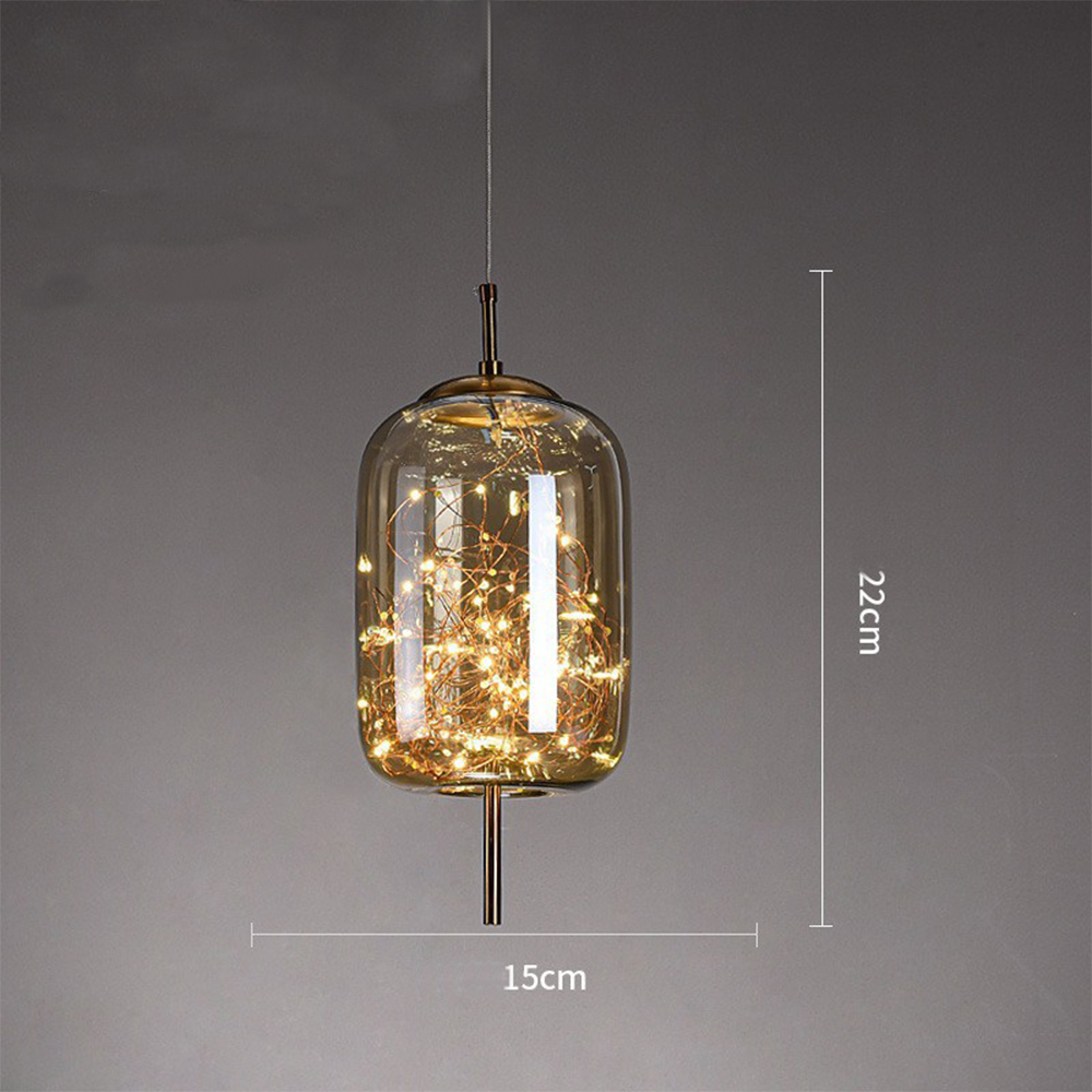 Decorative LED Pendant Light Adjustable Hanging Ceiling Light