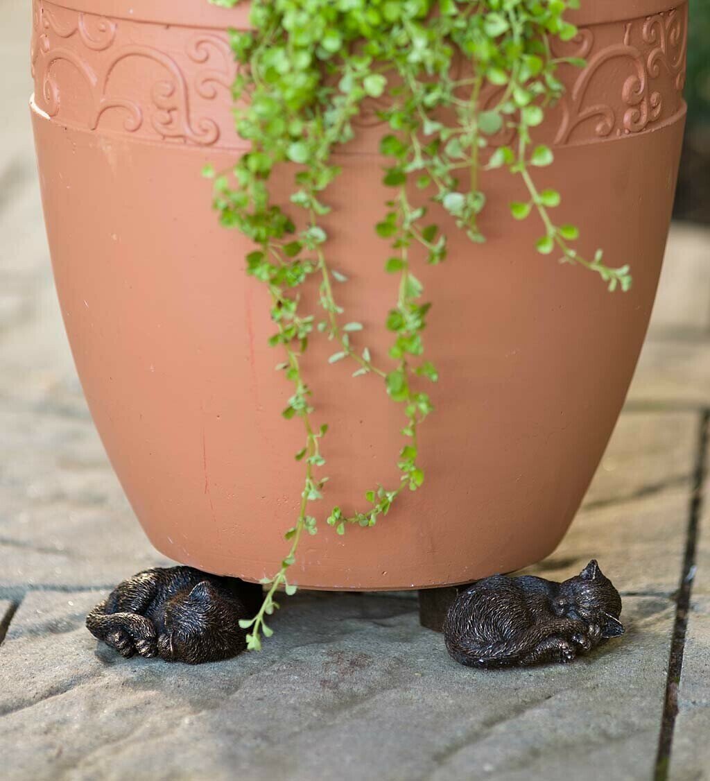 Decorative Animal Plant Pots Holders Set