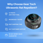 Plug‑In Ultrasonic Rodent Repellent for Home & Garden