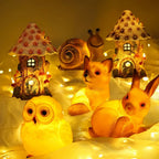 Animal Outdoor Lights with Solar Glow